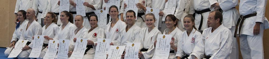 dokan karate examens geslaagdengroep dangraden