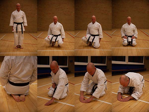 dokan karate buigen seiza