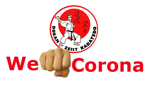 dokan karate vechten tegen corona